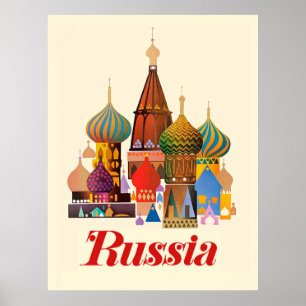 Saint Basil's Cathedral, Moscow, Russia Poster