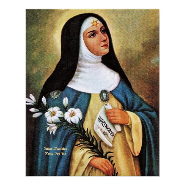 Saint Beatrix of Silva Poster (Front)