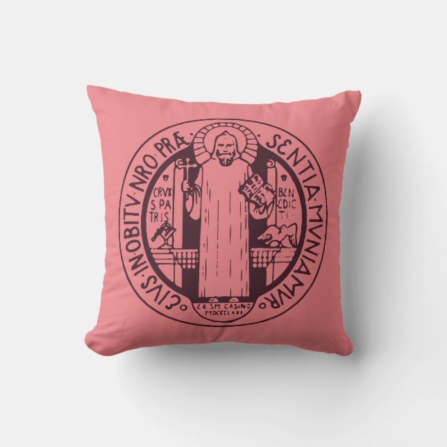 Saint Benedict Medal Cushion (Front)