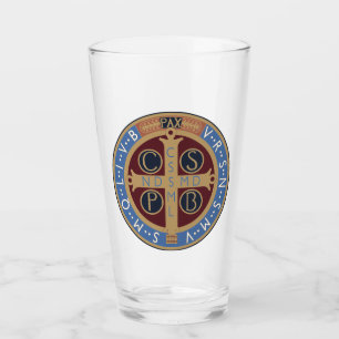 Saint Benedict Medal Glass