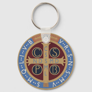 Saint Benedict Medal Key Ring