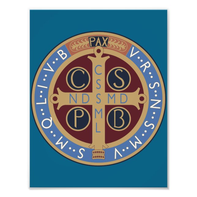 Saint Benedict Medal Photo Print (Front)