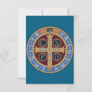Saint Benedict Medal Thank You Card