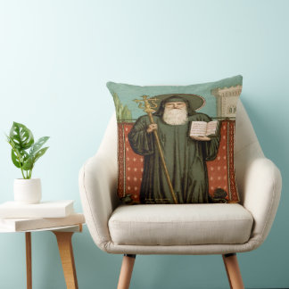 Saint Benedict of Nursia Cushion