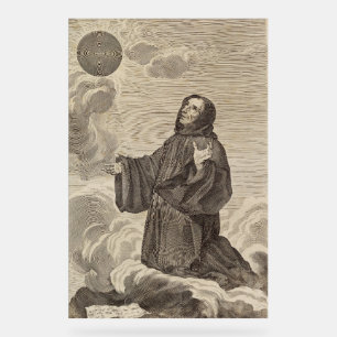 Saint Benedict of Nursia Father of Monasticism Acrylic Sign