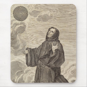 Saint Benedict of Nursia Father of Monasticism Mouse Mat