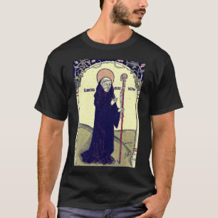Saint Benedict of Nursia Father of Monasticism T-Shirt