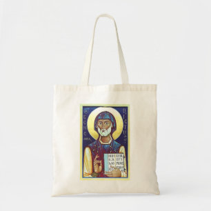 Saint Benedict of Nursia Father of Monks Art Tote Bag