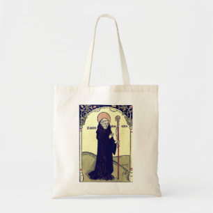 Saint Benedict of Nursia Patron of Europe Catholic Tote Bag
