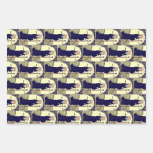 Saint Benedict of Nursia Patron of Europe Catholic Wrapping Paper Sheet