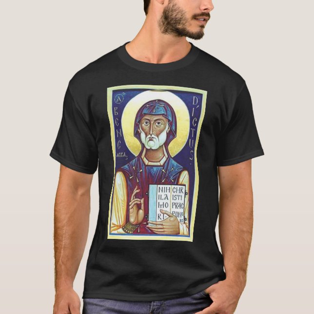 Saint Benedict of Nursia T-Shirt (Front)
