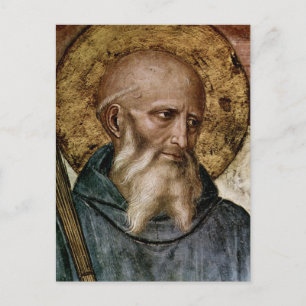 Saint Benedict Postcard