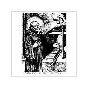 Saint Benedict Self-inking Stamp