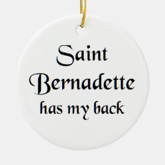saint bernadette coffee mug ceramic tree decoration