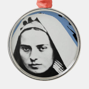 SAINT BERNADETTE METAL TREE DECORATION