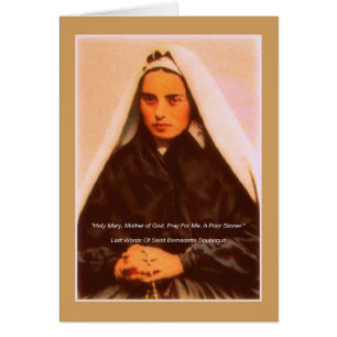 Saint Bernadette Of Lourdes