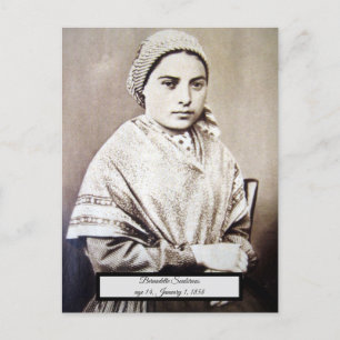 Saint Bernadette Postcard