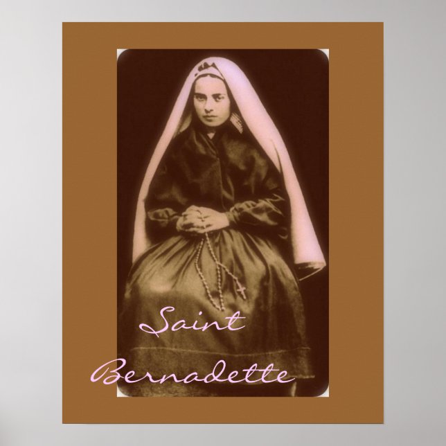 saint bernadette poster (Front)
