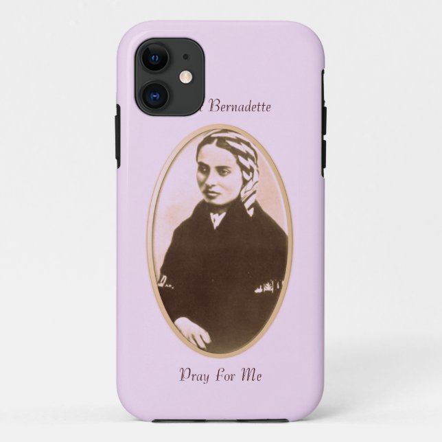 SAINT BERNADETTE PRAY FOR ME Case-Mate iPhone CASE (Back)