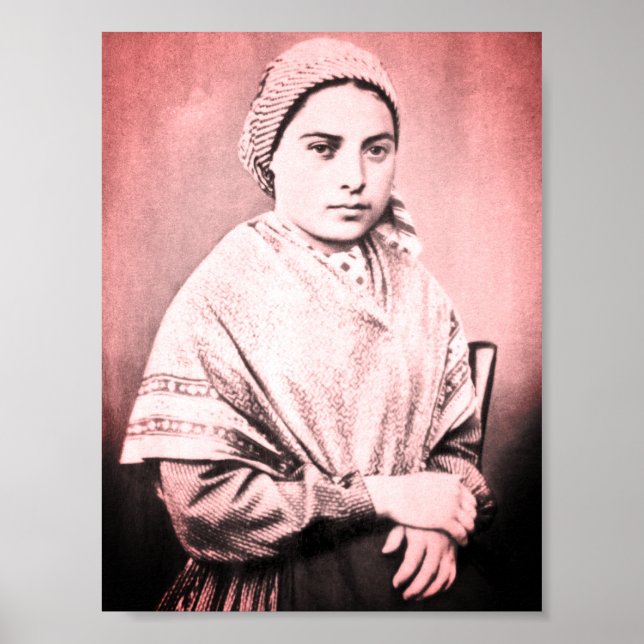 Saint Bernadette Soubirous as a child Poster (Front)