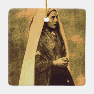 SAINT BERNADETTE SOUBIROUS CERAMIC ORNAMENT