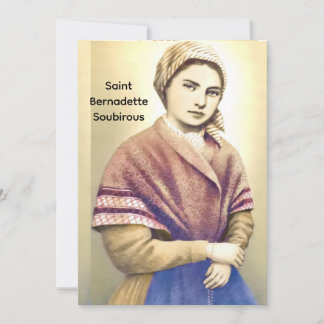 Saint Bernadette Soubirous Holiday Card