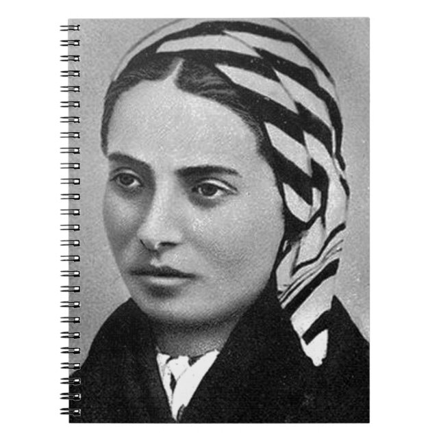 SAINT BERNADETTE SOUBIROUS NOTEBOOK (Front)