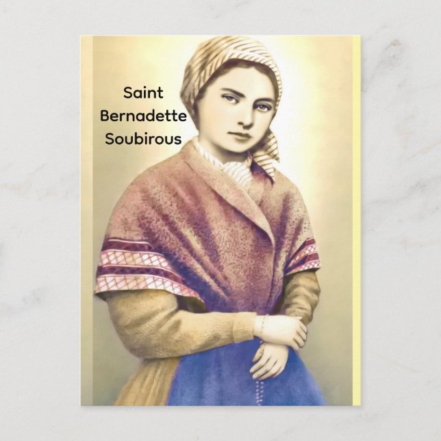 Saint Bernadette Soubirous Postcard (Front)