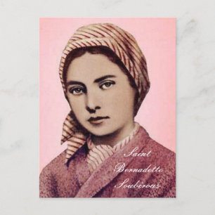 SAINT BERNADETTE SOUBIROUS POSTCARD