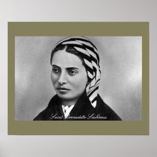 Saint Bernadette Soubirous Poster