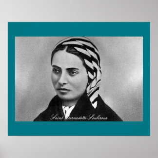 Saint Bernadette Soubirous Poster