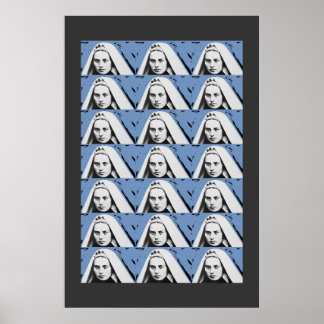 SAINT BERNADETTE SOUBIROUS POSTER