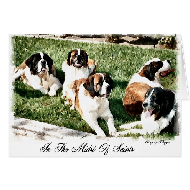 Saint Bernard Art Gifts (Front Horizontal)