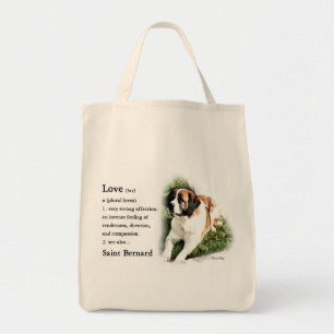 Saint Bernard Art Gifts Tote Bag