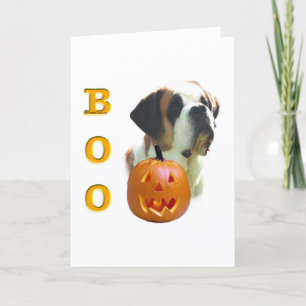 Saint Bernard Boo Card