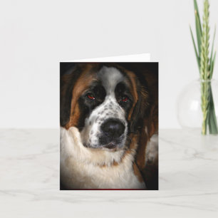 Saint Bernard Cards,customisable Thank You Card