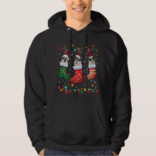 Saint Bernard Christmas Socks Funny Pajama Xmas Do Hoodie