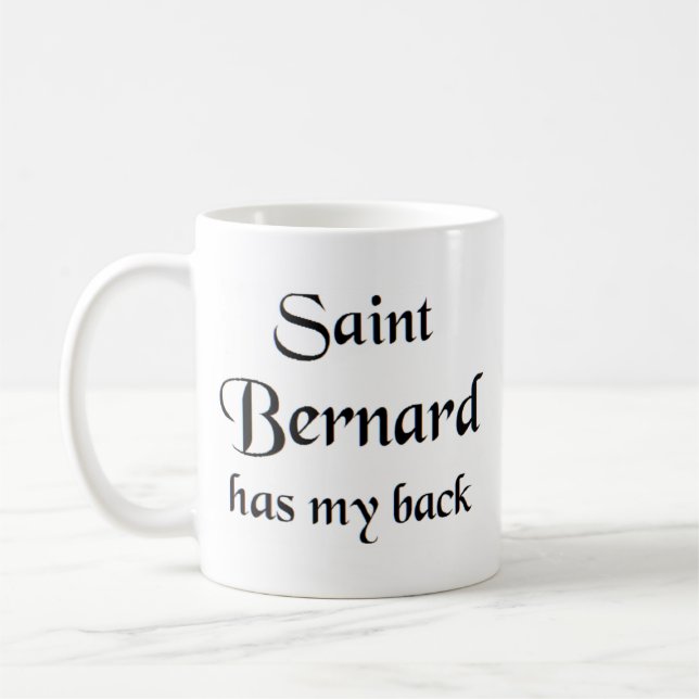 saint bernard coffee mug (Left)