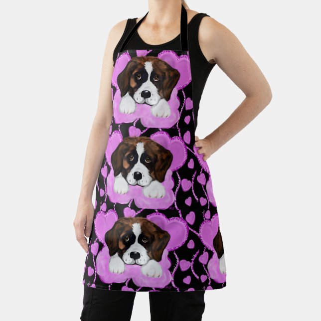 SAINT BERNARD DOG  APRON (Insitu)