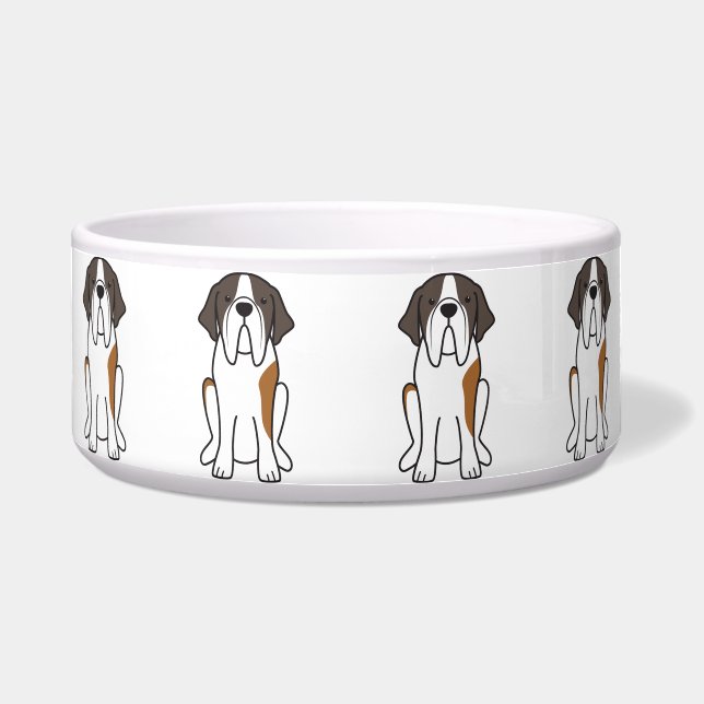 Saint Bernard Dog Cartoon (Front)