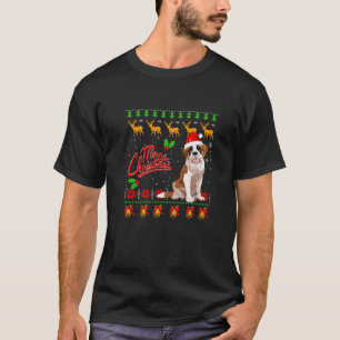 Saint Bernard Dog Christmas Funny Ugly Christmas S T-Shirt