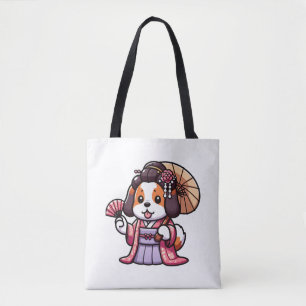 Saint Bernard Dog Kimono   Tote Bag