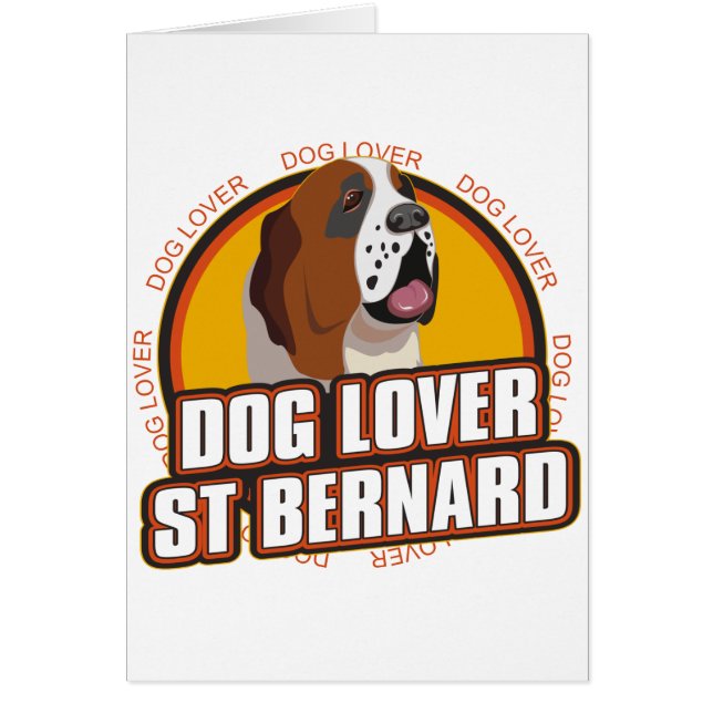 Saint Bernard Dog Lover (Front)