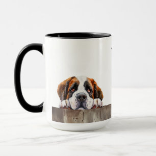 Saint Bernard Dog Mug
