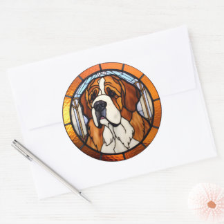 Saint Bernard Dog Sticker Pack