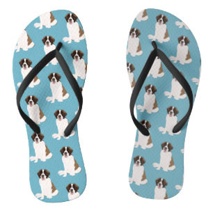 Saint Bernard Flip Flops