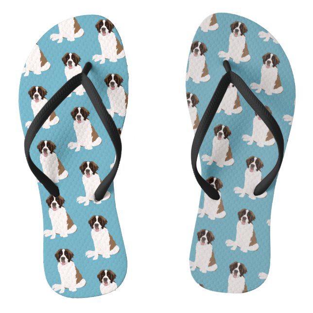Saint Bernard Flip Flops (Footbed)