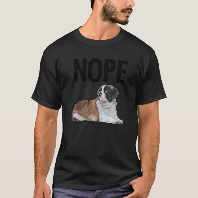 Saint Bernard For Men Women St Bernard Dog   3 T-Shirt (Front)