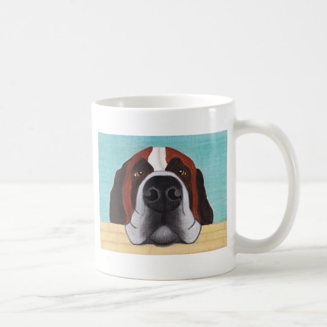 Saint Bernard - Funny Coffee Mug (Right)