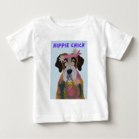 Saint Bernard Hippie Chick